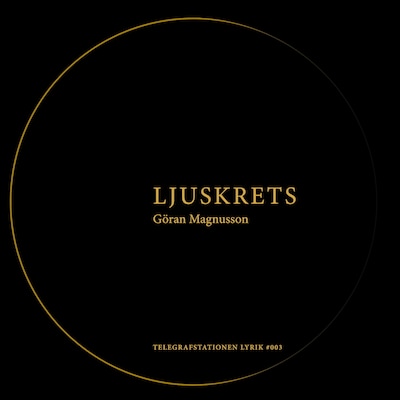 Ljuskrets – omslag till ljudboken av Göran Magnusson