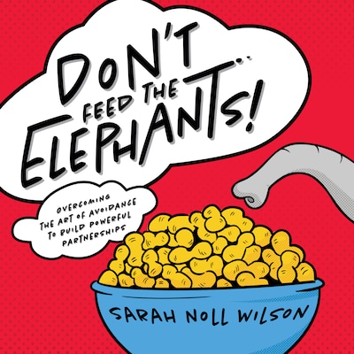 Don’t Feed the Elephants! – omslag til lydbogen af Sarah Noll Wilson