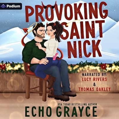 Provoking Saint Nick – omslag til lydbogen af Echo Grayce