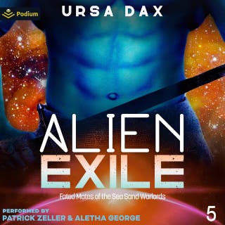 Alien Exile: Fated Mates of the Sea Sand Warlords, Book 5 – omslag till ljudboken av Ursa Dax