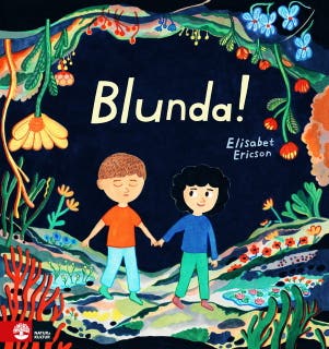 Blunda! – omslag till ljudboken av Elisabet Ericson