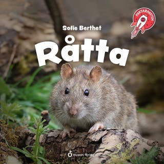 Faktaraketen - Råtta – omslag till ljudboken av Sofie Berthet