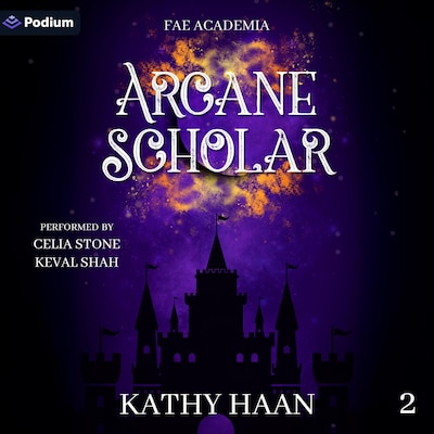 Arcane Scholar – omslag til lydbogen af Kathy Haan
