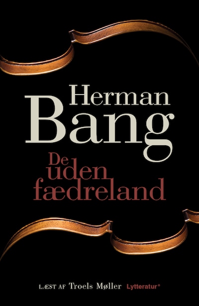 De uden fædreland – omslag til lydbogen af Herman Bang