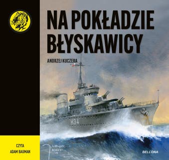 Na pokładzie Błyskawicy – okładka audiobooka, autor Andrzej Kuczera