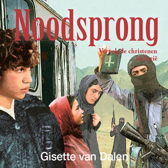 Noodsprong – omslag van het luisterboek van Gisette van Dalen