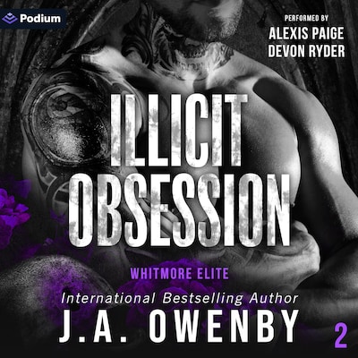 Illicit Obsession – omslag til lydbogen af J.A. Owenby