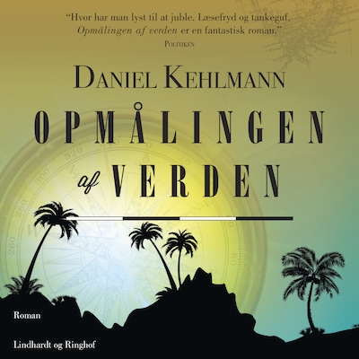 Opmålingen af verden – omslag til lydbogen af Daniel Kehlmann