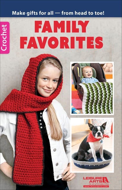 Crochet Family Favorites: Make Gifts for All—From Head to Toe! – omslag til lydbogen af Leisure Arts