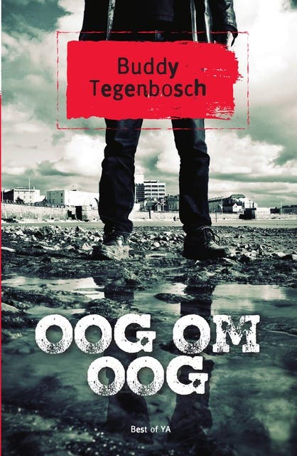 Oog om oog – omslag van het luisterboek van Buddy Tegenbosch