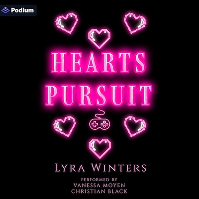 Hearts Pursuit – omslag til lydbogen af Lyra Winters