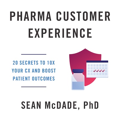 Pharma Customer Experience – omslag til lydbogen af Sean McDade