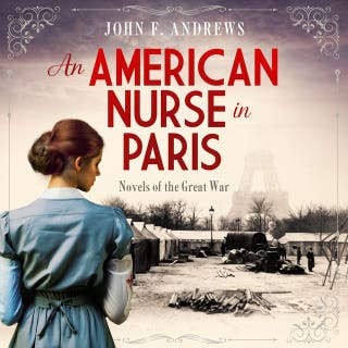 An American Nurse in Paris – omslag till ljudboken av John F. Andrews