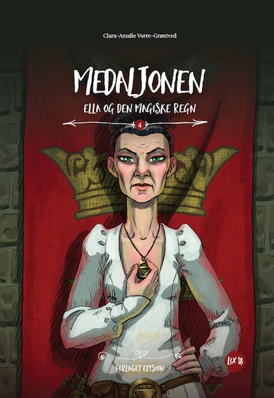 Medaljonen – omslag til lydbogen af Clara-Amalie Vorre-Grøntved