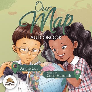 Our Map – omslag till ljudboken av Angie Cui