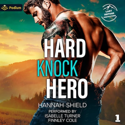 Hard Knock Hero – omslag til lydbogen af Hannah Shield