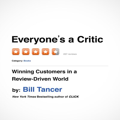 Everyone's a Critic – omslag til lydbogen af Bill Tancer