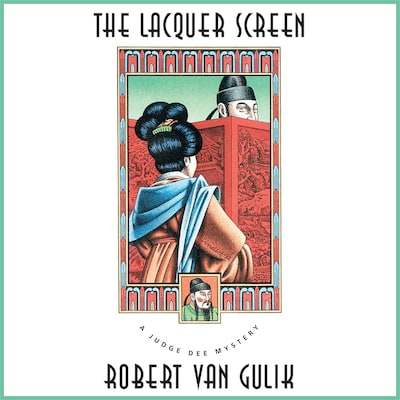The Lacquer Screen – omslag til lydbogen af Robert van Gulik