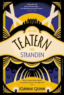 Teatern vid stranden – omslag till ljudboken av Joanna Quinn