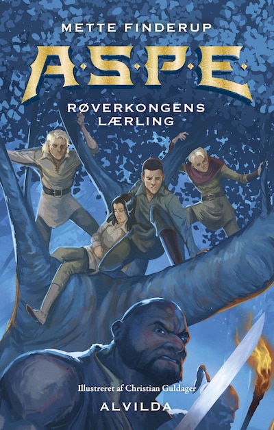 A.S.P.E. 13: Røverkongens lærling – omslag til lydbogen af Mette Finderup