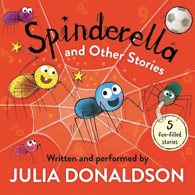 Spinderella and Other Stories – omslag til lydbogen af Julia Donaldson