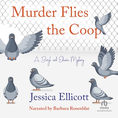 Murder Flies the Coop – omslag til lydbogen af Jessica Ellicott