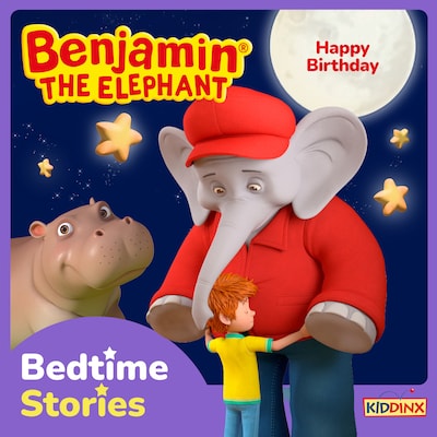 Benjamin the Elephant, Bedtime Stories for Kids, Happy Birthday – omslag til lydbogen af Vincent Andreas