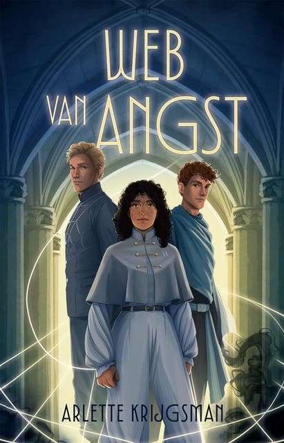 Web van angst – omslag van het luisterboek van Arlette Krijgsman
