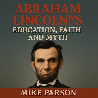Abraham Lincoln's Education, Faith and Myth – omslag til lydbogen af Mike Parson