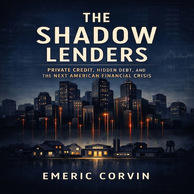The Shadow Lenders – omslag til lydbogen af Emeric Corvin