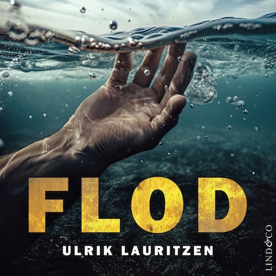 Flod – omslag til lydbogen af Ulrik Lauritzen