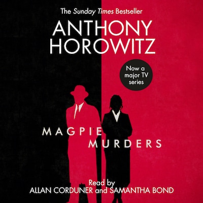 Magpie Murders – omslag til lydbogen af Anthony Horowitz