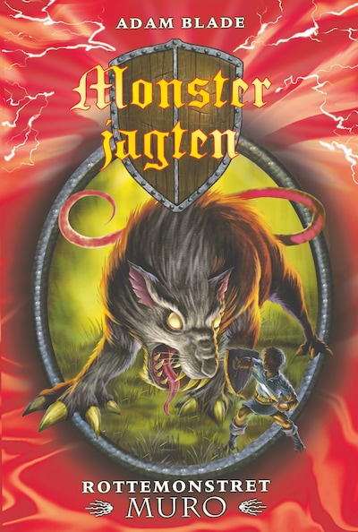 Monsterjagten (32) Rottemonstret Muro – omslag til lydbogen af Adam Blade