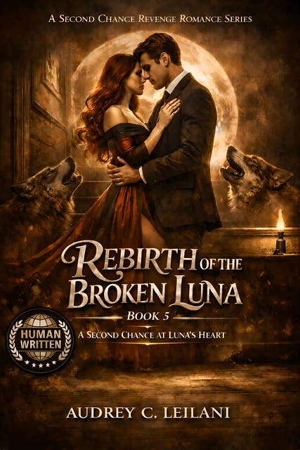 Rebirth Of The Broken Luna: A Second Chance at Luna's Heart – omslag til lydbogen af Audrey C Leilani