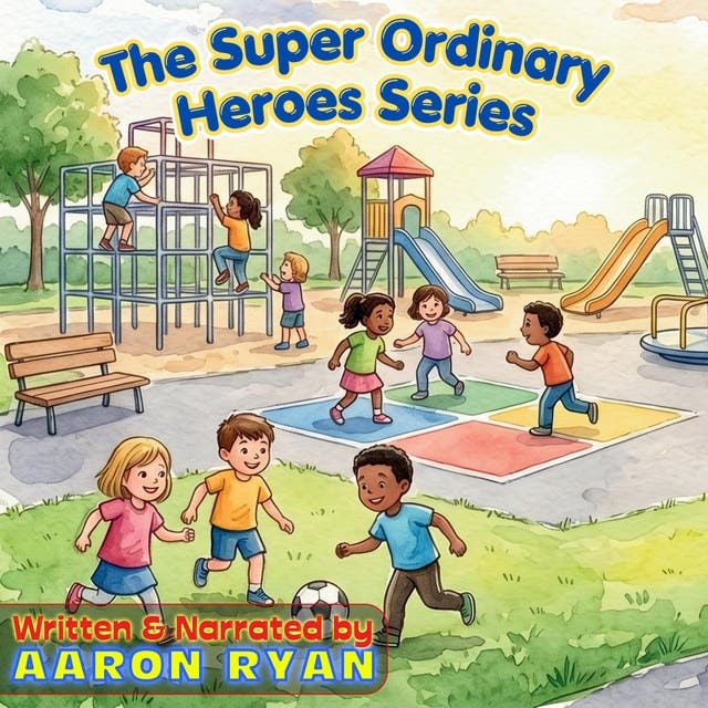 The Super Ordinary Heroes Series – omslag til lydbogen af Aaron Ryan