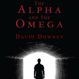 The Alpha And The Omega – omslag till ljudboken av David Downey