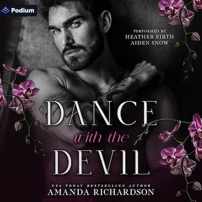 Dance with the Devil – omslag til lydbogen af Amanda Richardson