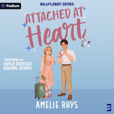 Attached at Heart – omslag til lydbogen af Amelie Rhys