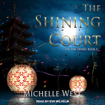 The Shining Court – omslag til lydbogen af Michelle West