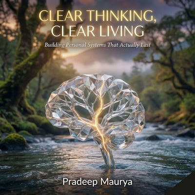 Clear Thinking, Clear Living: Building Personal Systems That Actually Last – omslag til lydbogen af Pradeep  Maurya