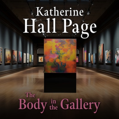 The Body in the Gallery – omslag til lydbogen af Katherine Hall Page