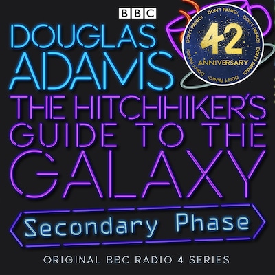 The Hitchhiker's Guide To The Galaxy: Secondary Phase – omslag til lydbogen af Douglas Adams
