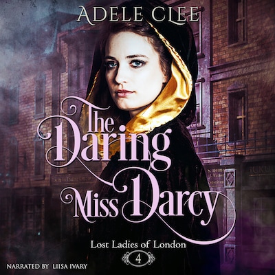 The Daring Miss Darcy – omslag till ljudboken av Clee Adele