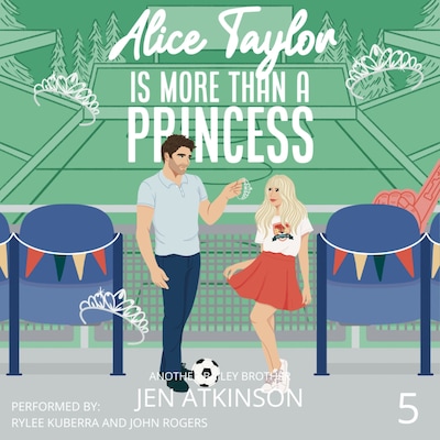 Alice Taylor Is More Than A Princess – omslag til lydbogen af Jen Atkinson