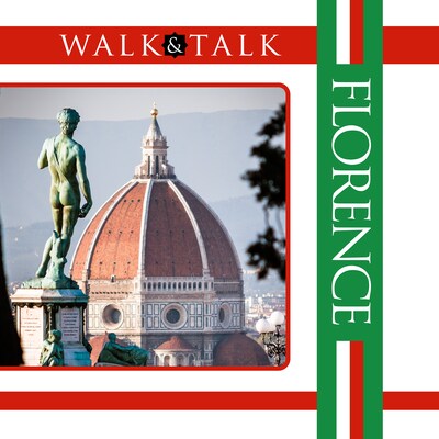 Walk and Talk Florence – omslag til lydbogen af Anne Holler