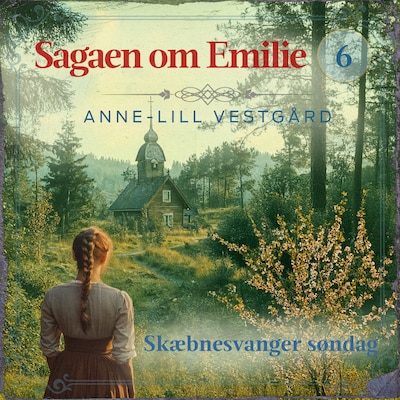 Skæbnesvanger søndag - 6 – omslag til lydbogen af Anne-Lill Vestgård