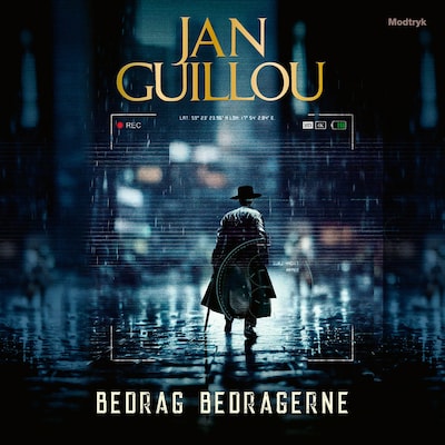 Bedrag bedragerne – omslag til lydbogen af Jan Guillou