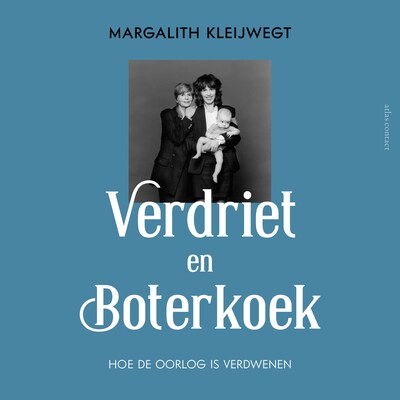 Verdriet en boterkoek – omslag van het luisterboek van Margalith Kleijwegt
