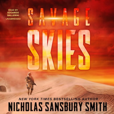 Savage Skies – omslag til lydbogen af Nicholas Sansbury Smith