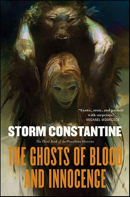 The Ghosts of Blood and Innocence – omslag til lydbogen af Storm Constantine